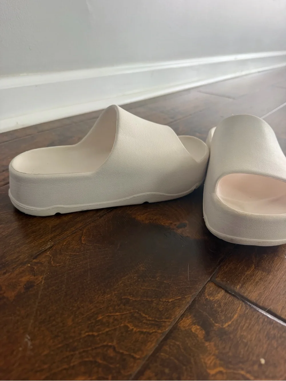 Kids Platform Sandals - Cream